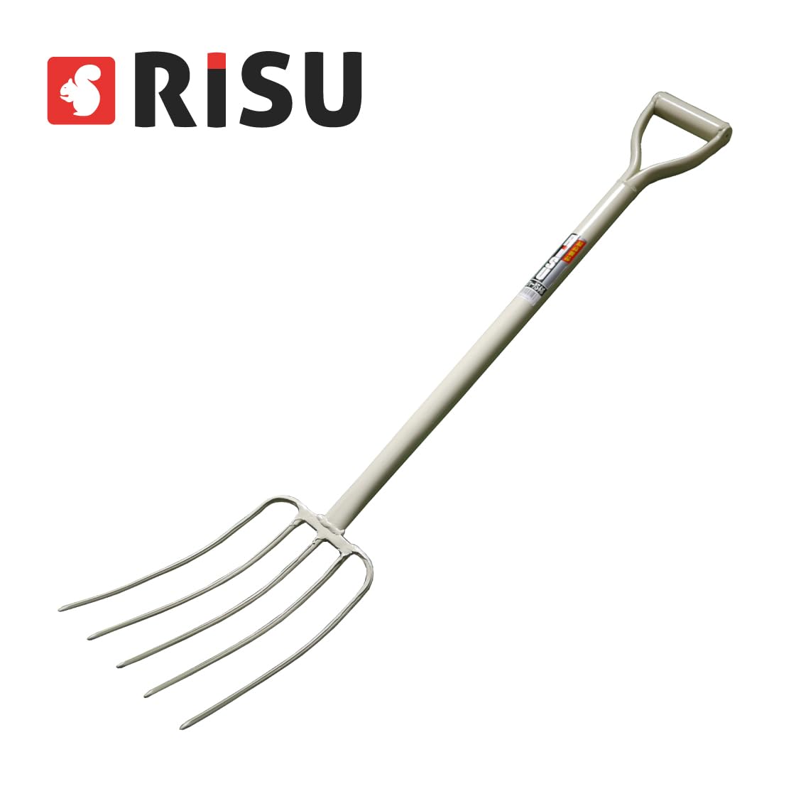 Amazon.co.jp: RISUリス印 パイプ柄フォーク 5本爪 全長110cm
